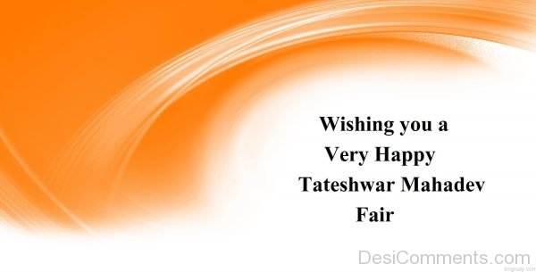 Wishing You A Very Happy Tateshwar Mahadev Fair