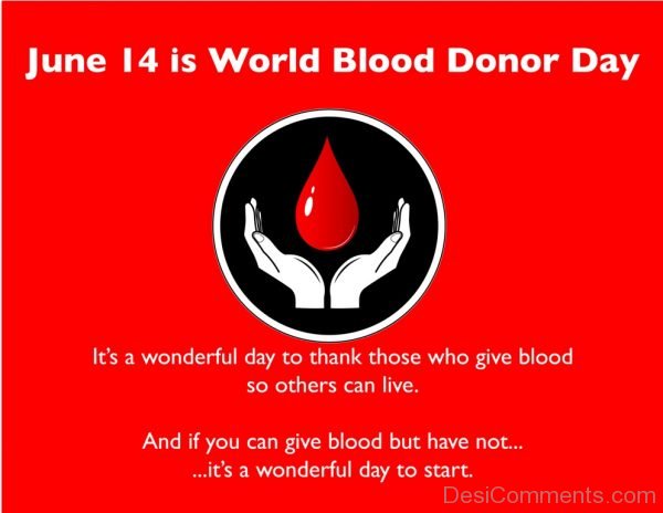 World Blood Donor Day