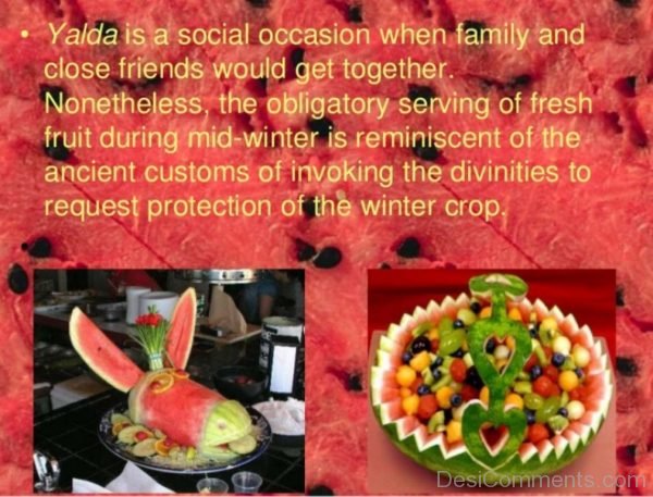 Yalda Is A Social Occasion