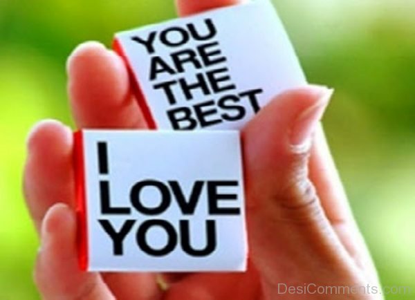 You Are The Best I Love You