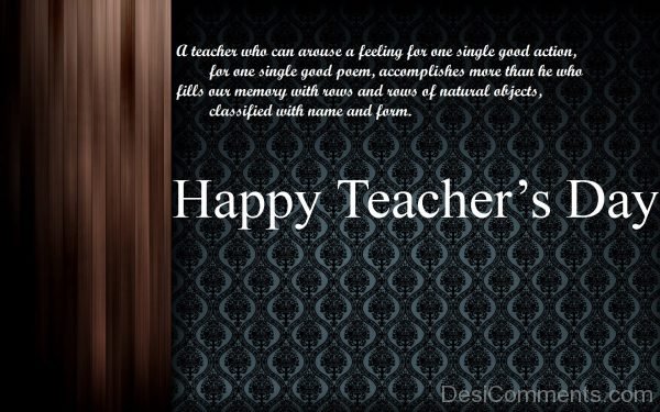 Amazing Pic Of Happy Teacher's Day