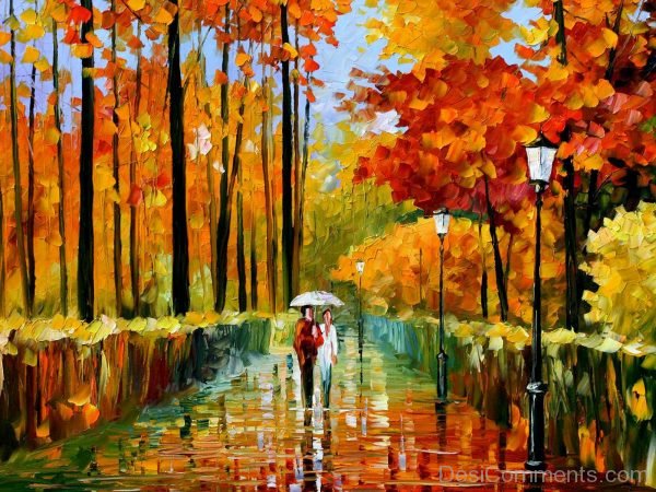 Autumn Oil Painting