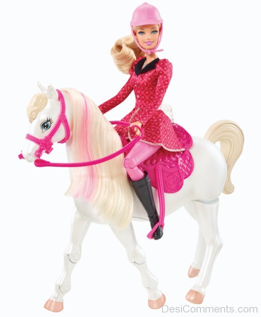 Barbie Sitting On Horse