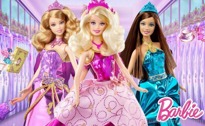 barbie with friends
