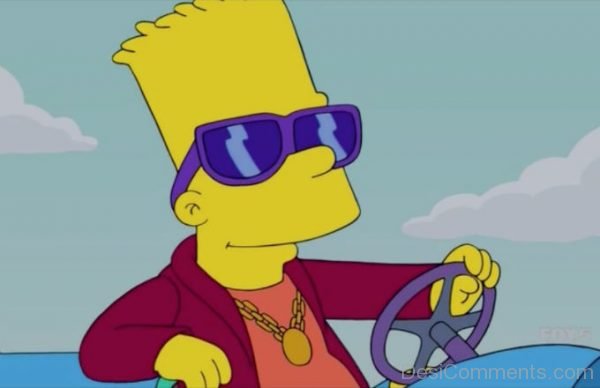 Bart simpson Driving
