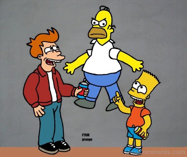 Bart simpson Friends Image