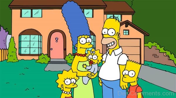 Bart simpson With Family Image