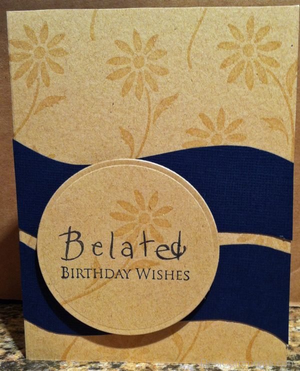 Belated Birthday Wishes Image
