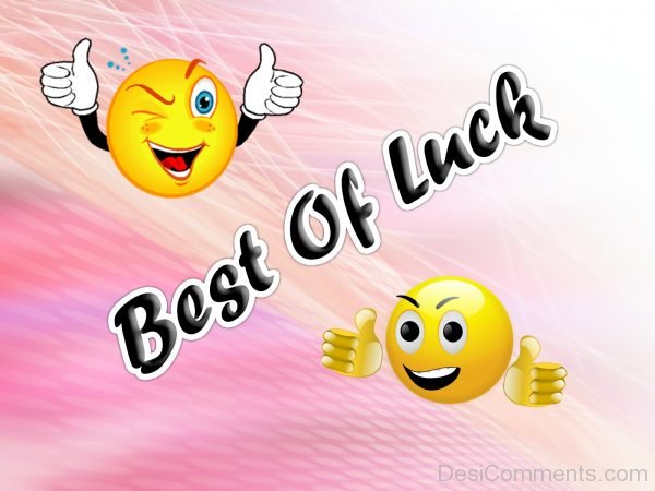 Best Of Luck Smileys