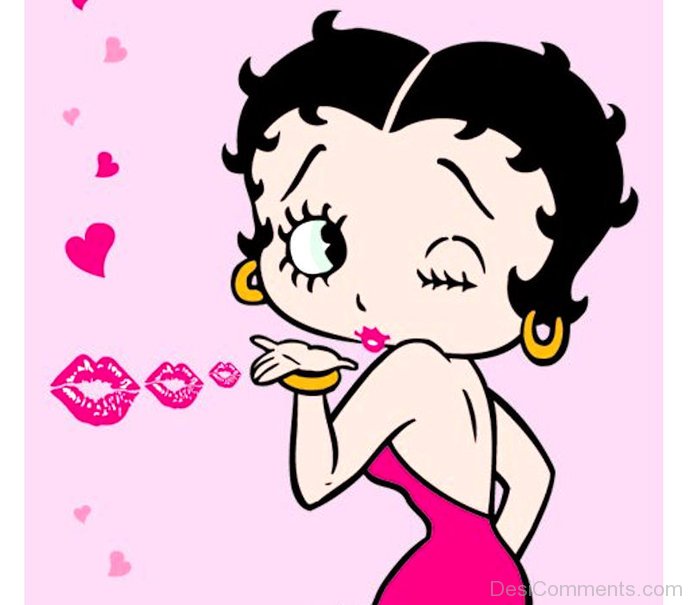 Betty Boop Kissing - DesiComments.com