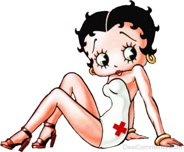 Betty Boop Looking Something