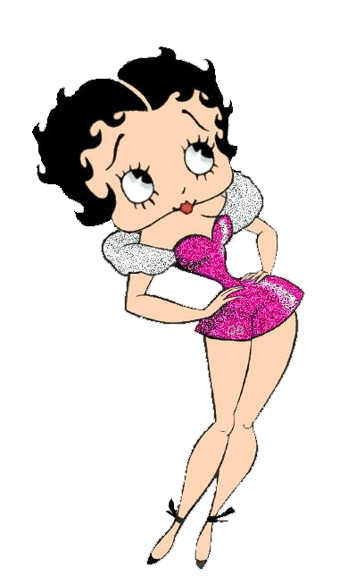 Betty Boop Wearing Pink Dress - DesiComments.com
