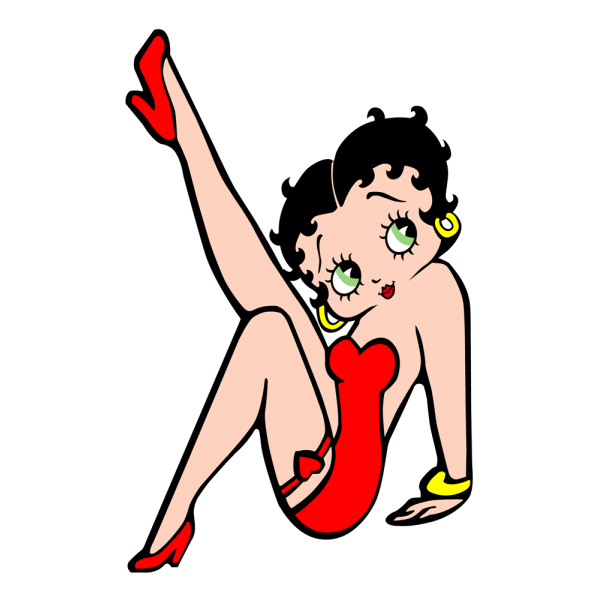 red betty boop dress