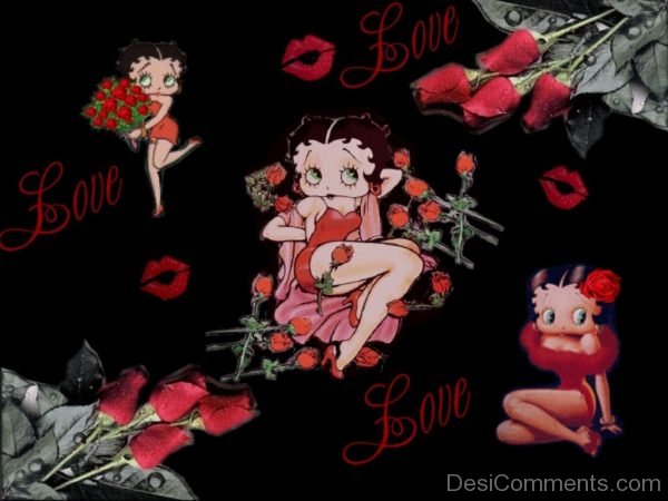 Betty Boop With Love Image