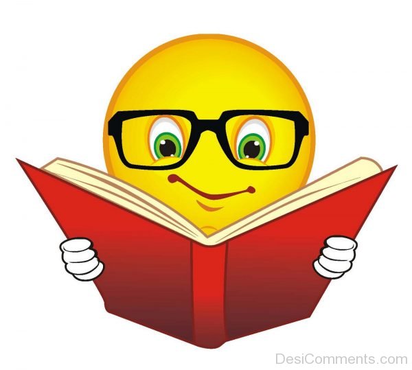 Book Reading Smiley