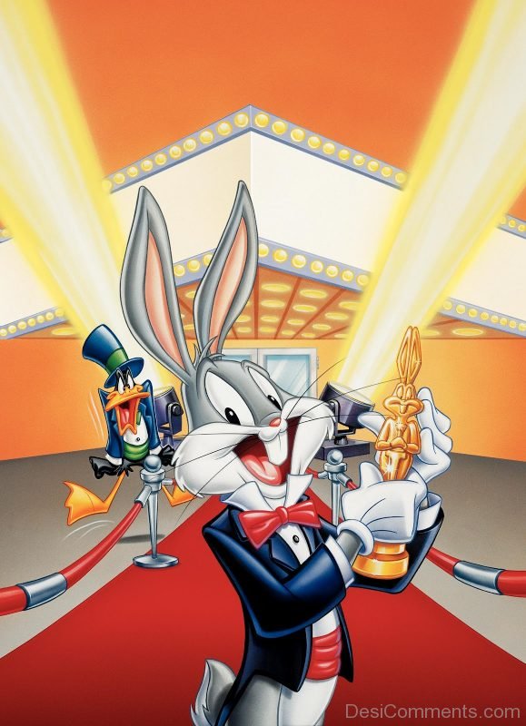 Bugs Bunny Holding Award