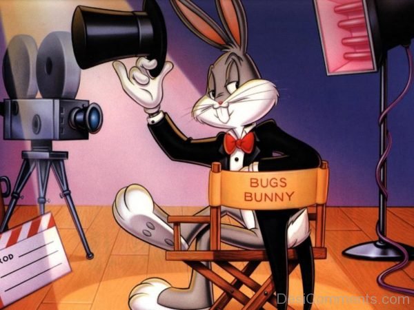 Bugs Bunny Holding Hat