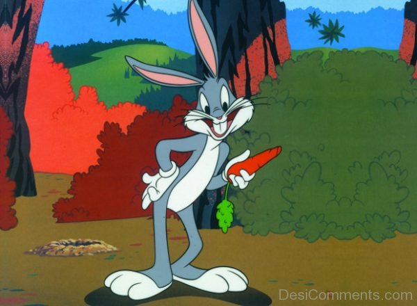 Bugs Bunny Holding Carrot Image