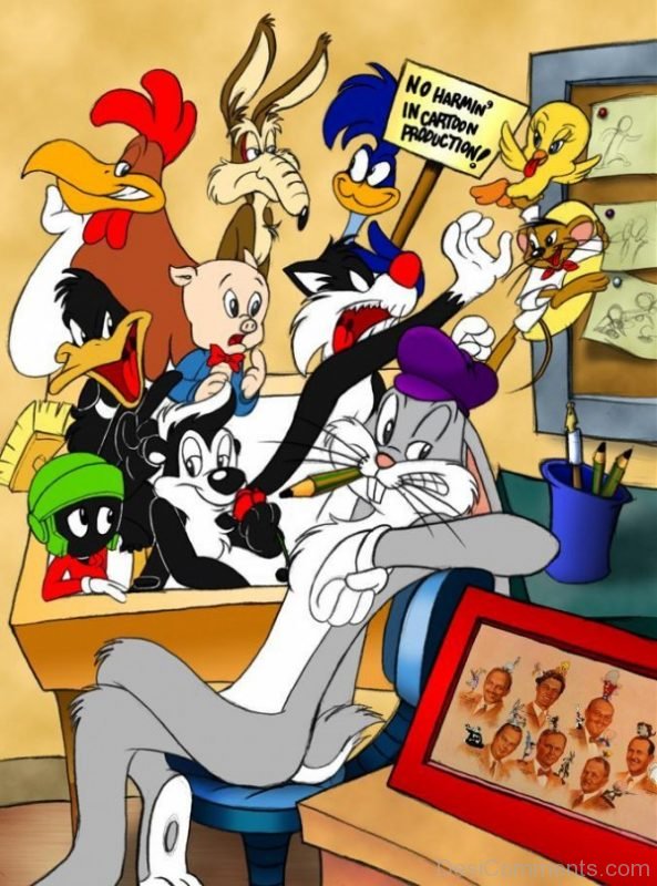 Bugs Bunny Holding Penil