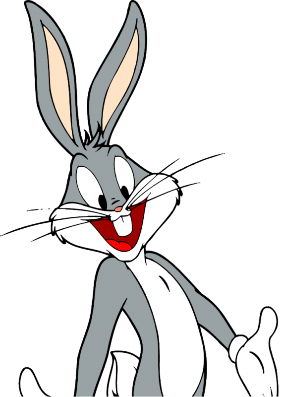 Bugs Bunny Looking Happy