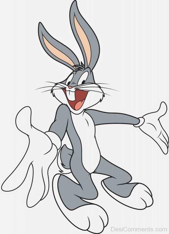 Bugs Bunny Looking Happy