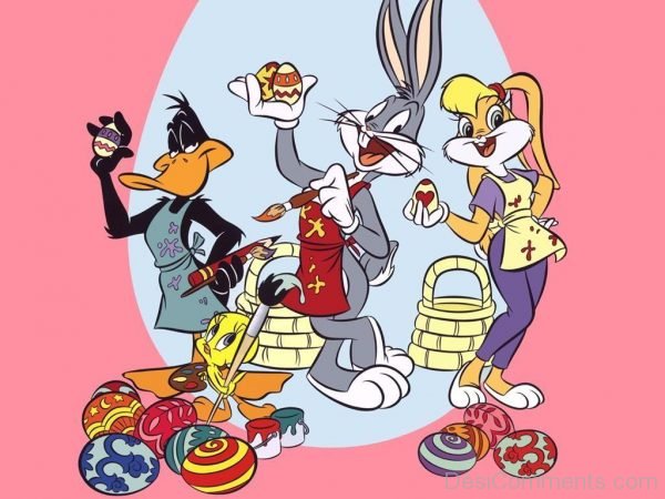 Bugs Bunny , Twitty , Duffy Duck And Lelo