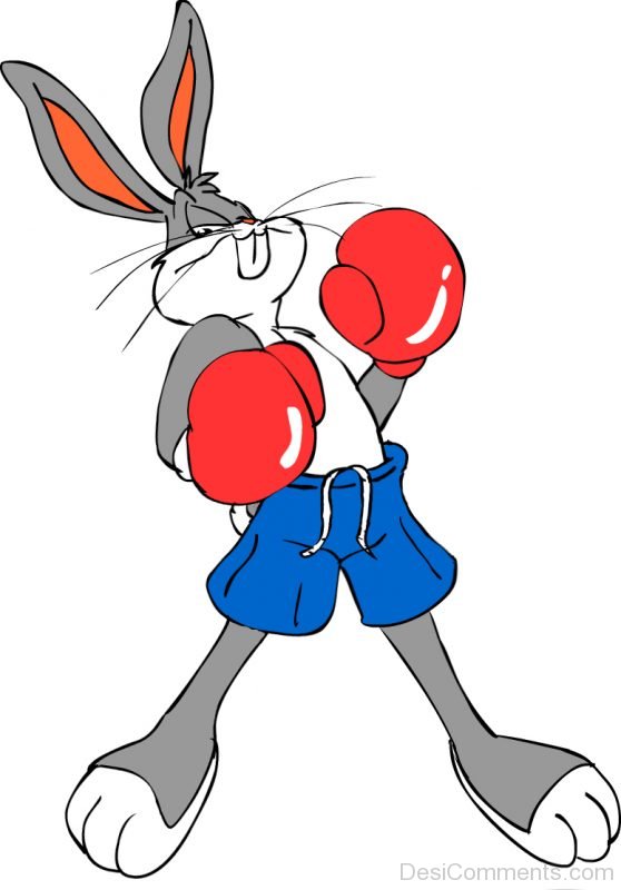 Bugs Bunny Wearing Boxing GLoves