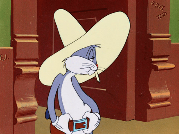 Bugs Bunny Wearing Cap