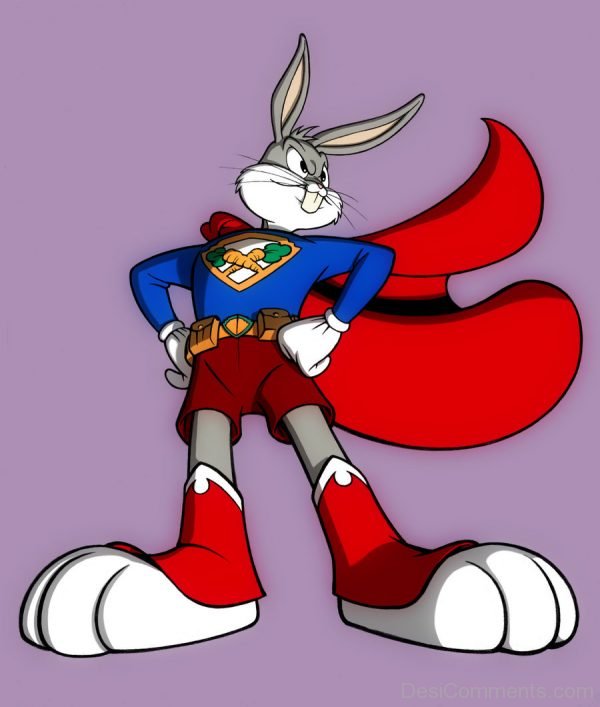 Bugs Bunny Wearing Superman Dress
