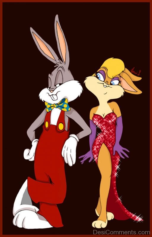 Bugs Bunny With Cute Girl