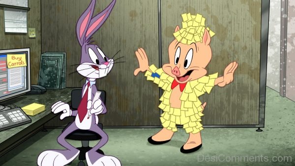 Bugs Bunny With Porky Pig