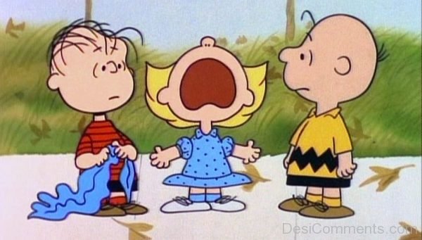 Charlie Brown Looking Friend Image