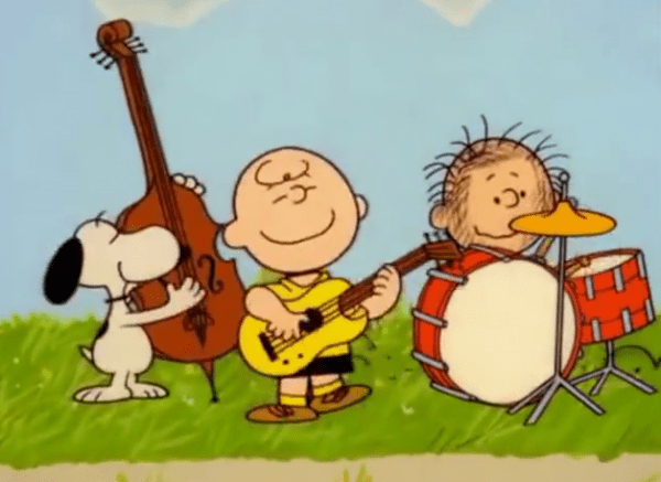 Charlie Brown Playing Guitar