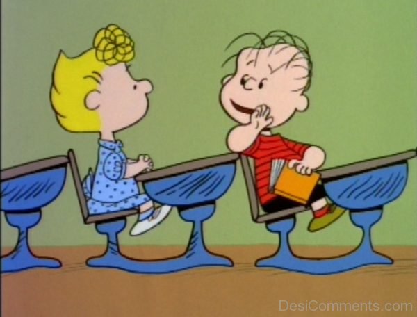 Charlie Brown Sitting On Chair