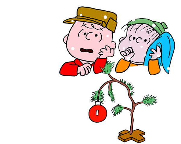 Charlie Brown Thinking Something With Friend