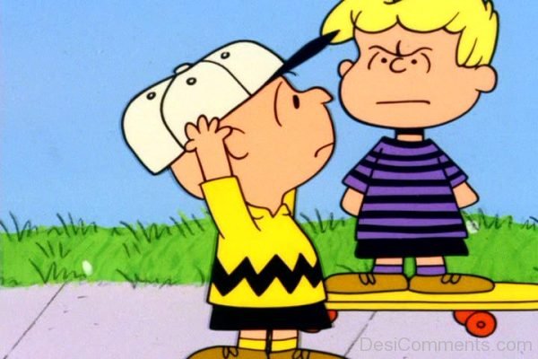 Charlie Brown Wearing Cap