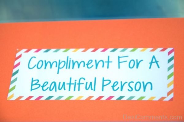 Compliment For A Beautiful Person
