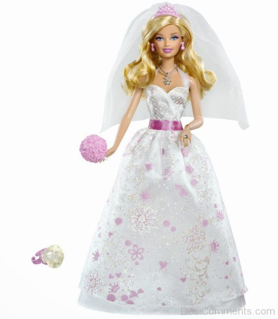 Cute Bridal Barbie