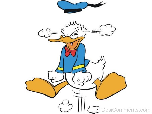 Donald Duck Angry Image