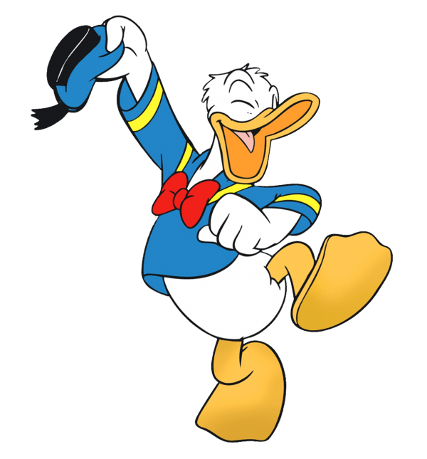 Donald Duck Happy