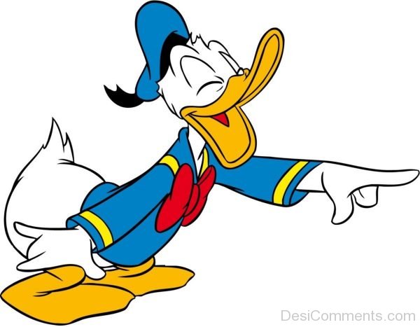 Donald Duck Laughing