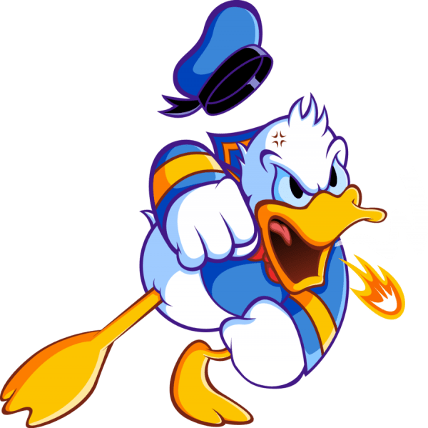 Donald Duck Looking Angry Image