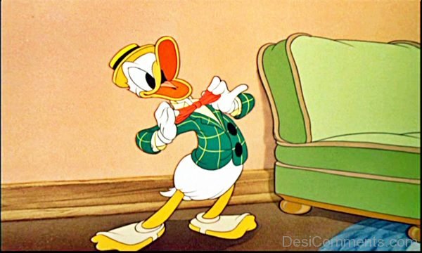 Donald Duck Looking Nice Image