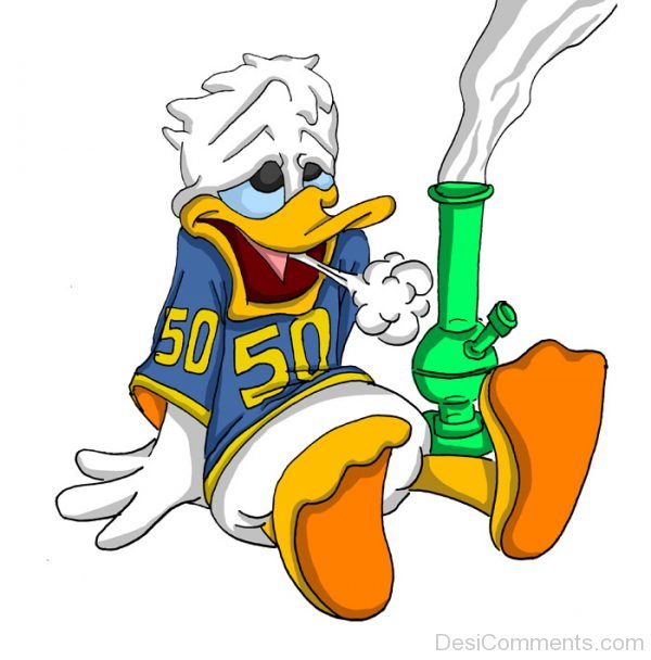 Donald Duck Looking Tired