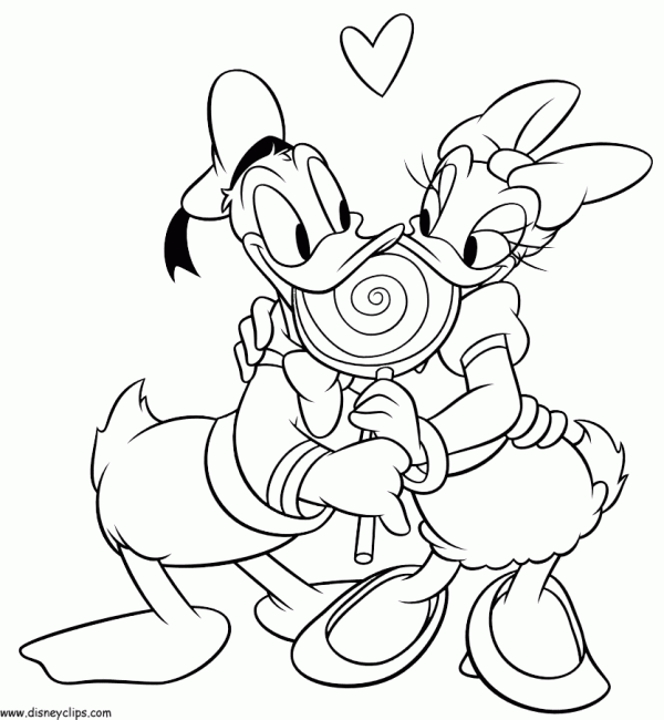 Donald Duck With Friend