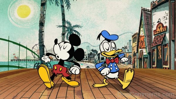 Donald Duck With Micky