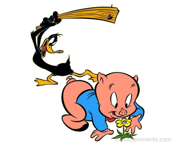 Draffy And Porky Pig