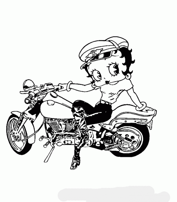 Drawing Of Betty Boop - DesiComments.com