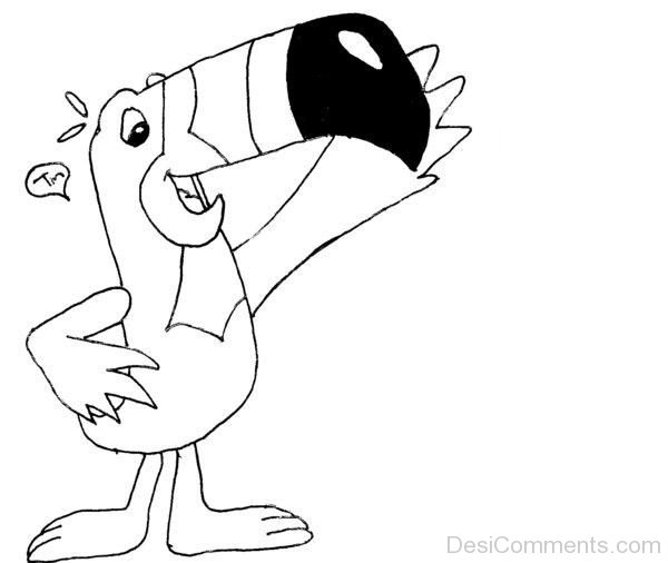 Drawing Of Toucan Sam