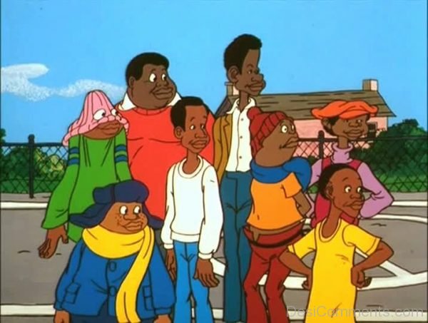 Fat Albert Looking Something With Friends
